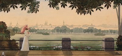 Square at Marly, Lubeck by Erwin Barth